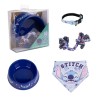 Set Regalo Stitch Azzurro Multicomposizione Cane 4 Pezzi