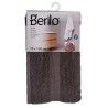 Telo da bagno Berilo 89670 Grigio 80 % cotone 20 % Poliestere 70 x 130 cm (3 Unità)