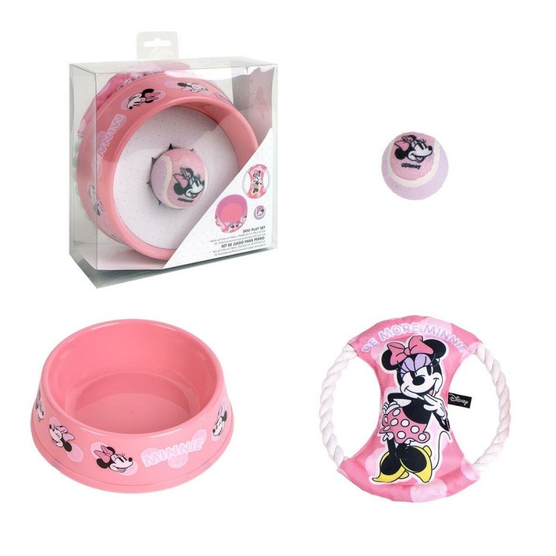 Set Regalo Minnie Mouse Rosa Multicomposizione Cane