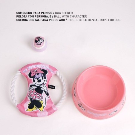 Set Regalo Minnie Mouse Rosa Multicomposizione Cane