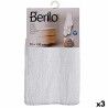 Telo da bagno Berilo 89678 Bianco 80 % cotone 20 % Poliestere 70 x 130 cm (3 Unità)