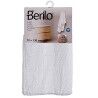 Telo da bagno Berilo 89678 Bianco 80 % cotone 20 % Poliestere 70 x 130 cm (3 Unità)