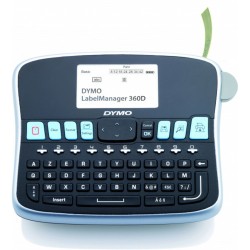 Etichettatrice Manuale Dymo LabelManager™ 360D Nero Nero/Argentato