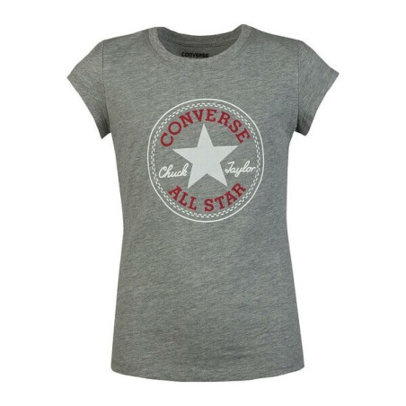 Maglia a Maniche Corte per Bambini Converse 468992 042 Grigio