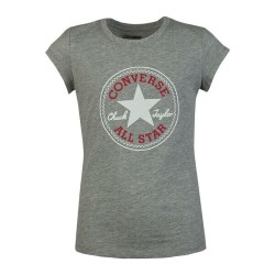 Maglia a Maniche Corte per Bambini Converse 468992 042 Grigio