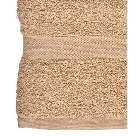 Telo da bagno Berilo 89659 Crema 80 % cotone 20 % Poliestere 90 x 150 cm (3 Unità)