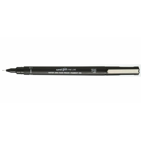 Marcatore permanente Uni-Ball Nero 12 Pezzi