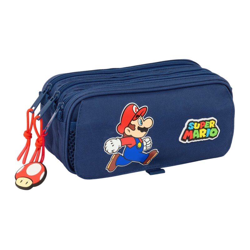 Portaoggetti Triplo Super Mario Trick Rosso Blu scuro 21,5 x 10 x 8 cm Portaoggetti Triplo Super Mario Trick Rosso Blu scuro 21,5 x 10 x 8 cm