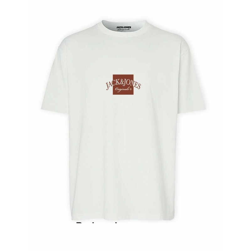 Maglia a Maniche Corte Uomo Jack & Jones JORBOSTON TEE SS 12277888 Bianco