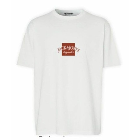 Maglia a Maniche Corte Uomo Jack & Jones JORBOSTON TEE SS 12277888 Bianco