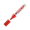 Marcatore permanente Edding 550 Rosso (10 Unità)