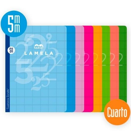 Agenda Lamela Multicolore Quarto (10 Unità)