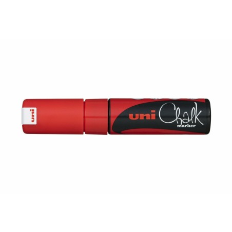 Pennarelli a gesso liquido Uni-Ball PWE-8K Rosso (6 Pezzi) (6 Unità)