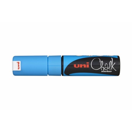 Pennarelli a gesso liquido Uni-Ball PWE-8K Azzurro Azzurro Chiaro (6 Pezzi) (6 Unità)
