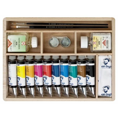 Set per Pittura ad Olio Talens Van Gogh Multicolore (2 Unità)