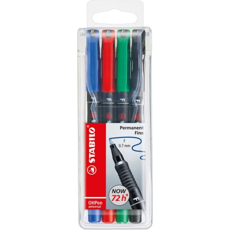 Set di Pennarelli Stabilo Oh Pen Multicolore 0,7 mm (5 Unità)