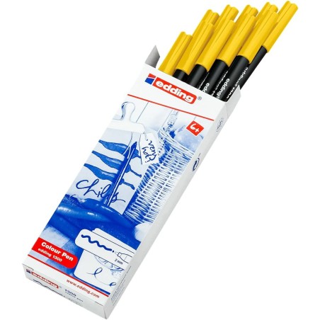 Pennarello Edding 1300 Giallo (10 Unità)