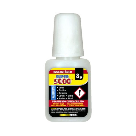 Adesivo Istantaneo Bricotech Super 5000 8 g (24 Unità)