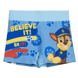 Costume da Bagno Boxer per Bambini The Paw Patrol Azzurro