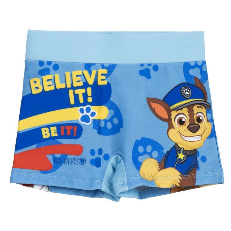 Costume da Bagno Boxer per Bambini The Paw Patrol Azzurro Costume da Bagno Boxer per Bambini The Paw Patrol Azzurro