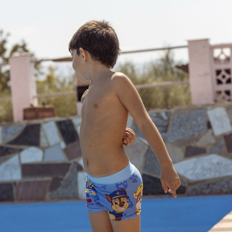 Costume da Bagno Boxer per Bambini The Paw Patrol Azzurro