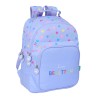 Zaino Scuola Benetton Lila Lilla 32 x 42 x 15 cm