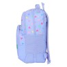 Zaino Scuola Benetton Lila Lilla 32 x 42 x 15 cm