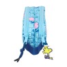 Portaoggetti Doppio Snoopy Love Azzurro Chiaro 21 x 8 x 6 cm
