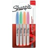 Set di Pennarelli Sharpie 4 Pezzi Multicolore (3 Unità)