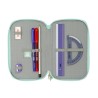 Astuccio per la Scuola con Accessori Disney Azzurro 12,5 x 19,5 x 5,5 cm 37 Pezzi