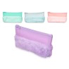 Astuccio Scuola Pincello 443 Azzurro Verde Viola Rosa 21 x 9 x 3 cm Pompon (12 Unità)