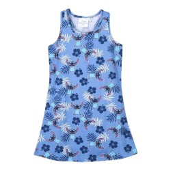 Vestito Stitch Azzurro Bambina