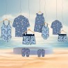Vestito Stitch Azzurro Bambina