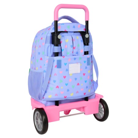 Trolley per la Scuola Benetton Lila Lilla 33 x 45 x 22 cm