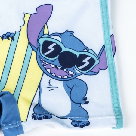Costume da Bagno Boxer per Bambini Stitch Azzurro