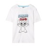 Maglia a Maniche Corte Stitch Bianco