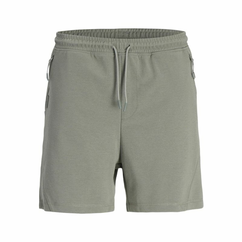 Pantaloncino Sportivo Jack & Jones Gordon Cloud Verde Grigio Uomo Pantaloncino Sportivo Jack & Jones Gordon Cloud Verde Grigio Uomo