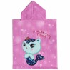 Poncho-Asciugamano con Cappuccio Gabby's Dollhouse Rosa 50 x 115 cm
