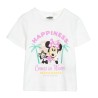 Maglia a Maniche Corte per Bambini Minnie Mouse Bianco