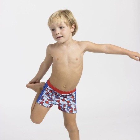 Costume da Bagno Boxer per Bambini Spidey Azzurro