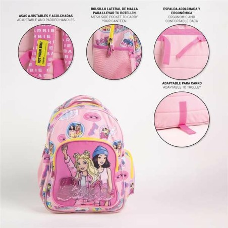 Zaino Scuola Barbie Fucsia