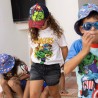 Maglia a Maniche Corte per Bambini Marvel Bianco