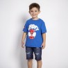 Maglia a Maniche Corte per Bambini Spidey Azzurro