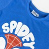 Maglia a Maniche Corte per Bambini Spidey Azzurro