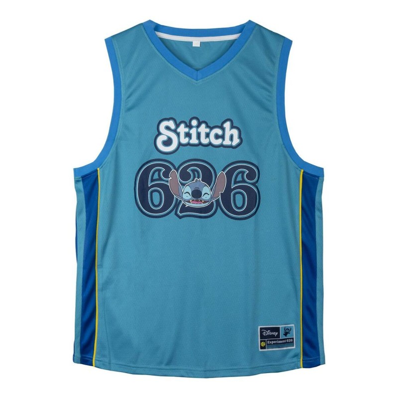Maglia da basket Stitch Azzurro Unisex