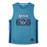 Maglia da basket Stitch Azzurro Unisex