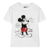 Maglia a Maniche Corte per Bambini Mickey Mouse Bianco