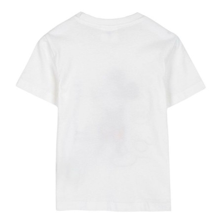Maglia a Maniche Corte per Bambini Mickey Mouse Bianco
