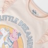 Maglia a Maniche Corte per Bambini Peppa Pig Rosa chiaro