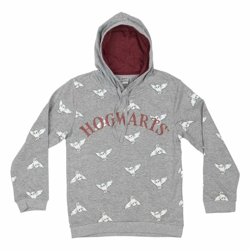 Felpa con Cappuccio Bambino Harry Potter Grigio Felpa con Cappuccio Bambino Harry Potter Grigio
